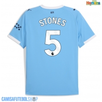 Camisa de time de futebol Manchester City John Stones #5 Replicas 1º Equipamento 2025-26 Manga Curta